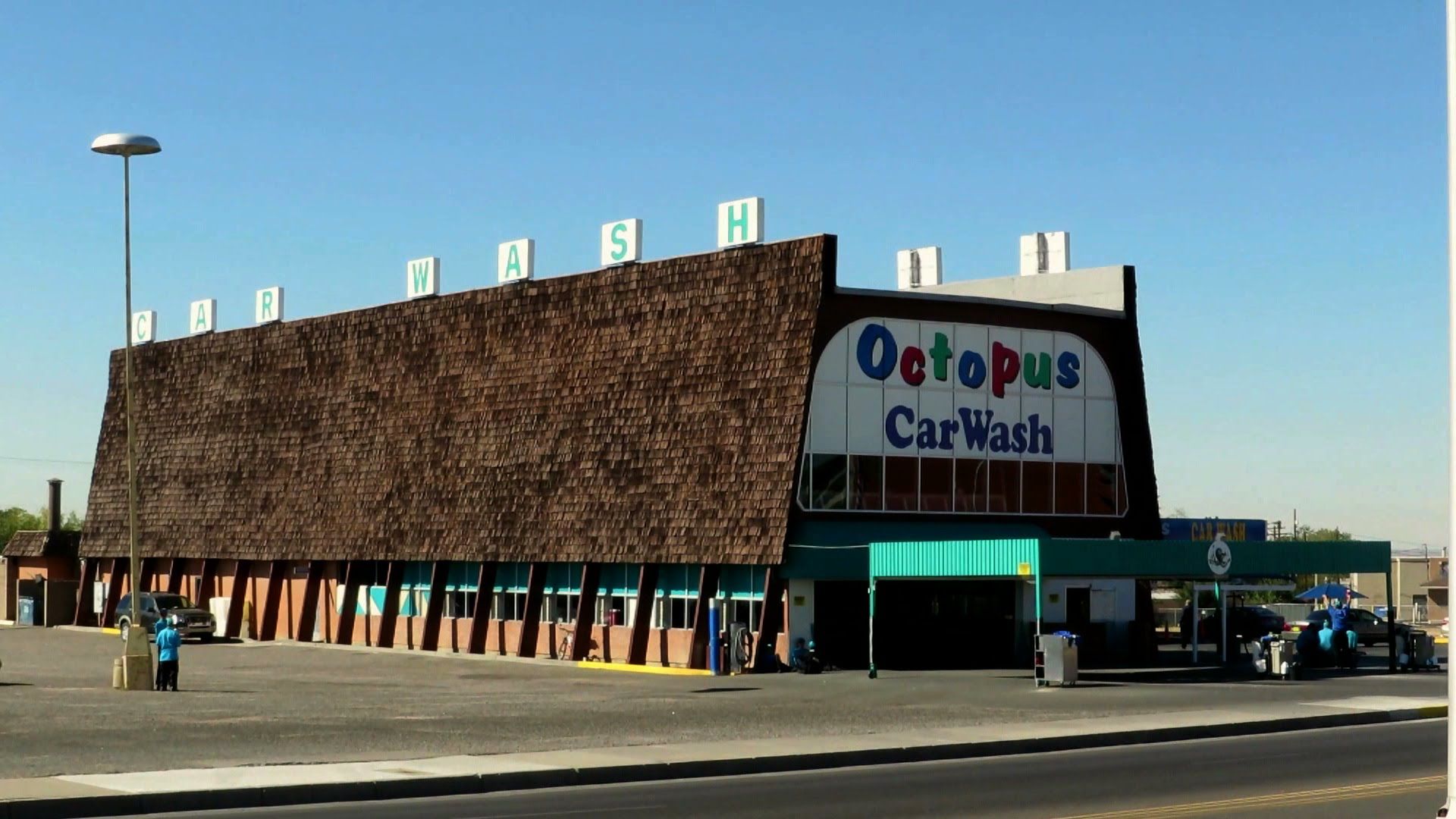 Imagen del lavadero de autos de Walter White en Breaking Bad